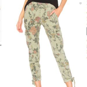 Pam & Gela Floral Printed Cargo Pant